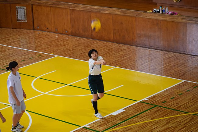 部活体験(バレーボール)