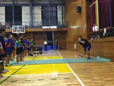 ストレッチ講習の様子１