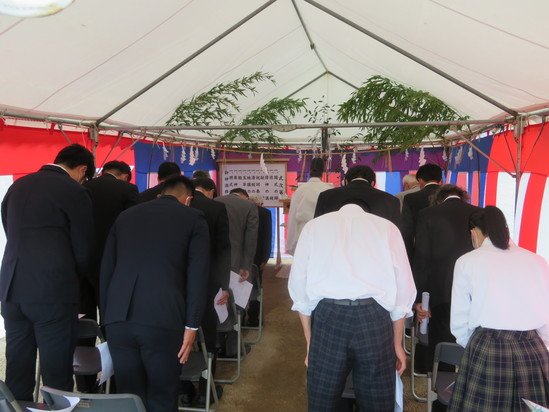 学生寮 地鎮祭1