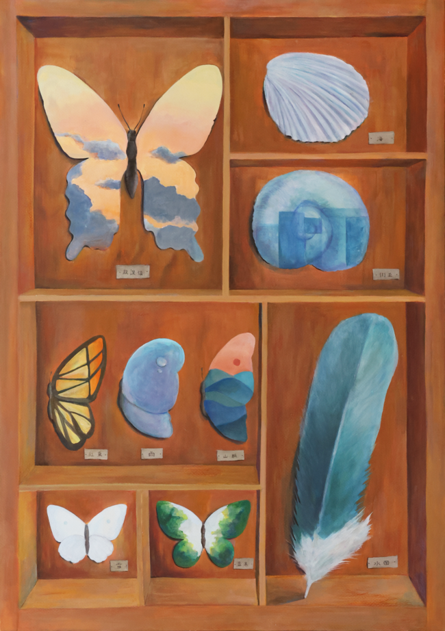 ２作品目　アクリル　標本箱