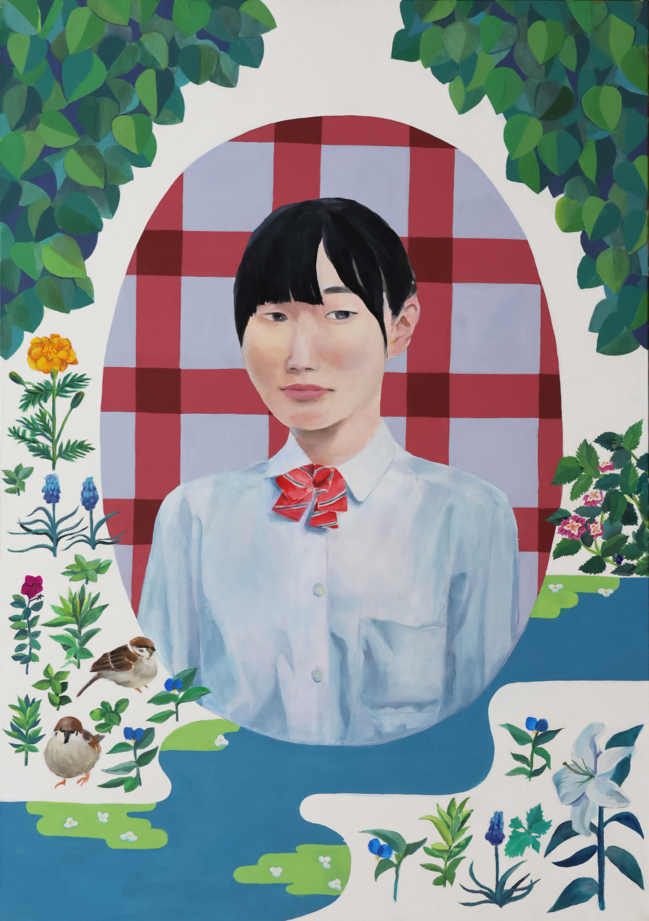 ４作品目　アクリル　人物画