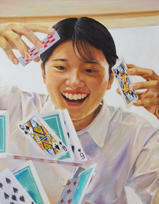 ３作品目　油彩　人物画