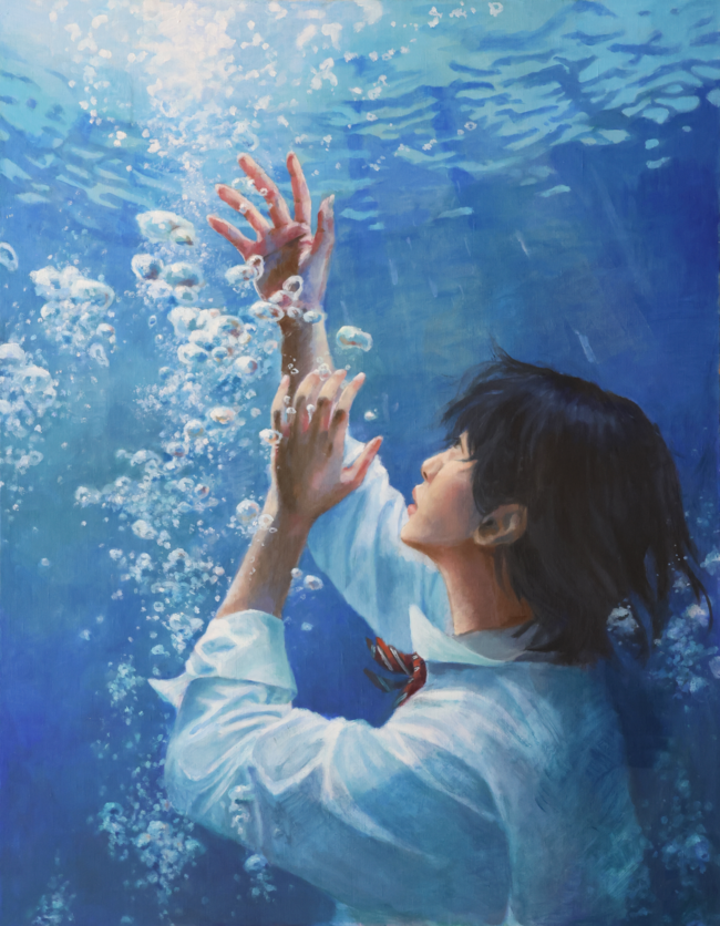 ３作品目　油彩　人物画